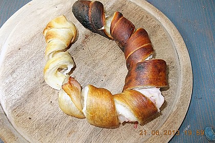 Gegrillte Teigspieße mit Bacon und Knoblauch 37