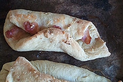Gegrillte Teigspieße mit Bacon und Knoblauch 31