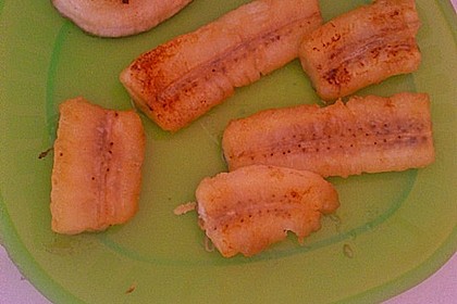 Gebratene Bananen mit Honig