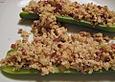 Zucchini mit Schinken - Couscous - F&uuml;llung