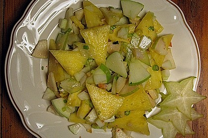 Yam Ponlamai - Thai sauerscharfer Obstsalat 3