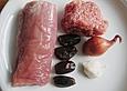 Gef&uuml;lltes Schweinefilet mit Stangenspargel und einer fruchtig - pikanten Ingwersauce
