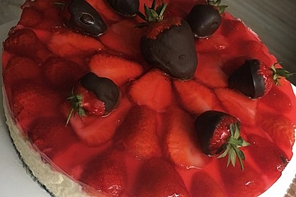 Erdbeerkuchen mit Vanillecreme 53
