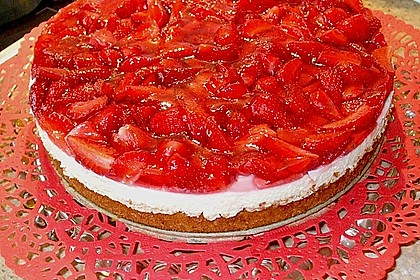 Erdbeerkuchen mit Vanillecreme 32