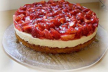 Erdbeerkuchen mit Vanillecreme 126