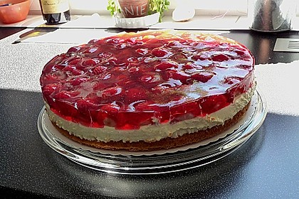 Erdbeerkuchen mit Vanillecreme 90