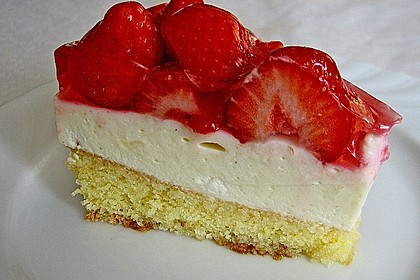 Erdbeerkuchen mit Vanillecreme 33