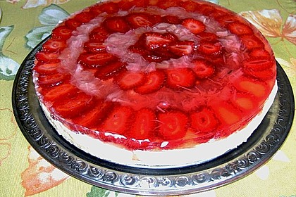 Erdbeerkuchen mit Vanillecreme 114