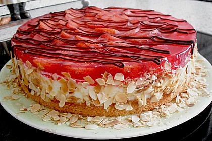 Erdbeerkuchen mit Vanillecreme 31