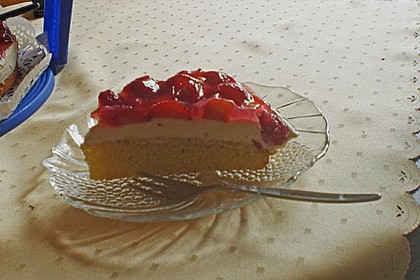 Erdbeerkuchen mit Vanillecreme 111