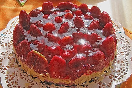 Erdbeerkuchen mit Vanillecreme 49