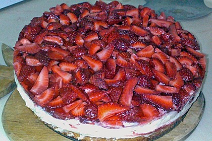 Erdbeerkuchen mit Vanillecreme 109
