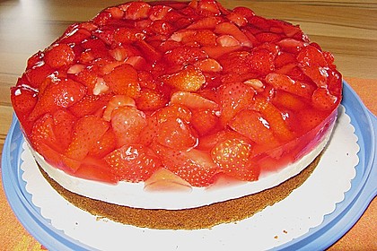 Erdbeerkuchen mit Vanillecreme 63