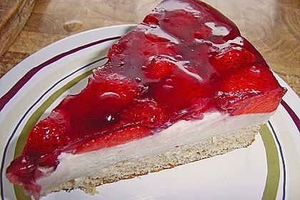 Erdbeerkuchen mit Vanillecreme 45