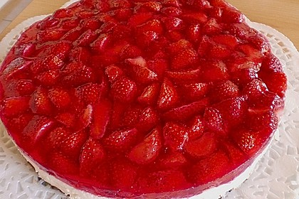 Erdbeerkuchen mit Vanillecreme 75