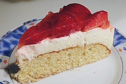 Erdbeerkuchen mit Vanillecreme 38