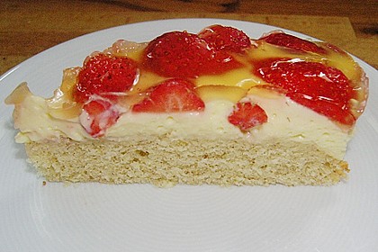 Erdbeerkuchen mit Vanillecreme 87
