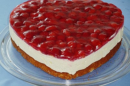 Erdbeerkuchen mit Vanillecreme 8
