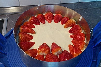 Erdbeerkuchen mit Vanillecreme 100