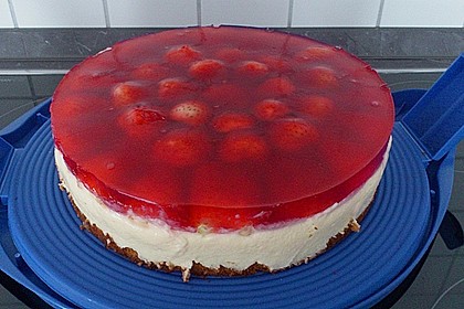 Erdbeerkuchen mit Vanillecreme 105