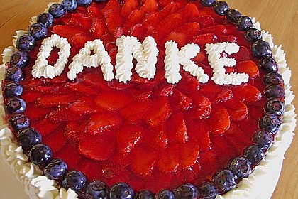 Erdbeerkuchen mit Vanillecreme 36