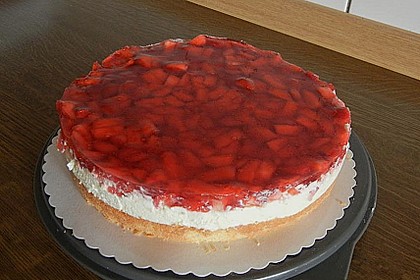 Erdbeerkuchen mit Vanillecreme 103