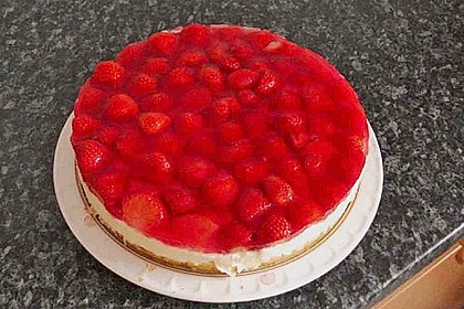 Erdbeerkuchen mit Vanillecreme 88