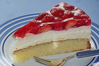 Erdbeerkuchen mit Vanillecreme 28