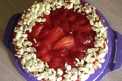 Erdbeerkuchen mit Vanillecreme 91