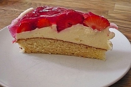 Erdbeerkuchen mit Vanillecreme 84