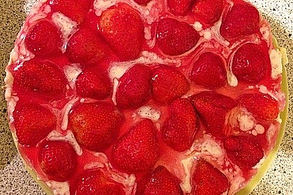 Erdbeerkuchen mit Vanillecreme 68