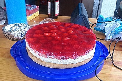 Erdbeerkuchen mit Vanillecreme 112
