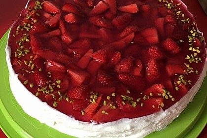 Erdbeerkuchen mit Vanillecreme 92