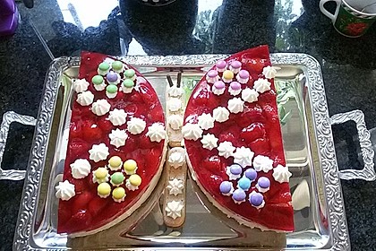 Erdbeerkuchen mit Vanillecreme 7