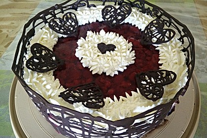Erdbeerkuchen mit Vanillecreme 11