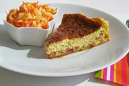 Schnelle Quiche Lorraine mit Bl&auml;tterteig 1
