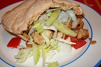 H&auml;hnchen-Pita