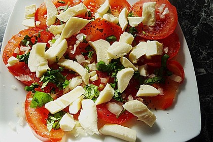 Tomaten - Mozzarella Salat 5
