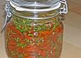Getrocknete Tomaten pikant eingelegt