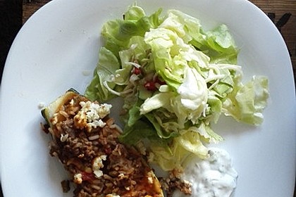 Zucchini mit Hackfleisch - Reis - Füllung 26