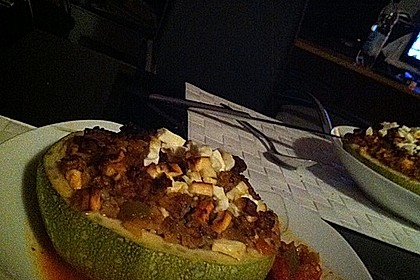Zucchini mit Hackfleisch - Reis - Füllung 10