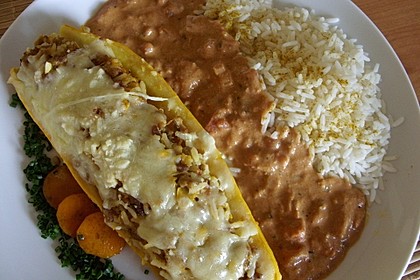 Zucchini mit Hackfleisch - Reis - Füllung 6