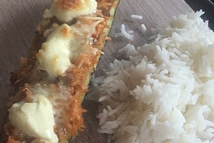 Zucchini mit Hackfleisch - Reis - Füllung 42