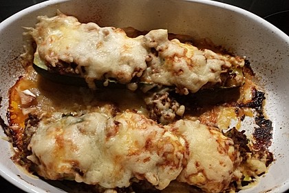 Zucchini mit Hackfleisch - Reis - Füllung 41