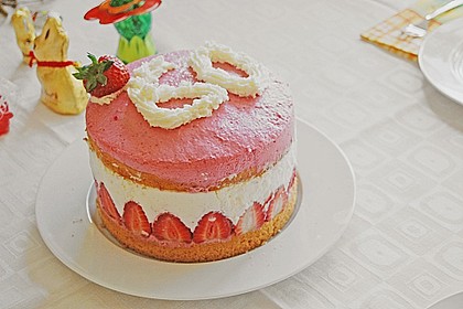Erdbeertorte mit Quarkcreme 13
