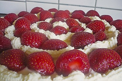 Erdbeertorte mit Quarkcreme 15