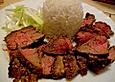 Steak in Sesammarinade
