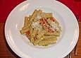 Penne an Cherry - Tomaten - Frischk&auml;seso&szlig;e