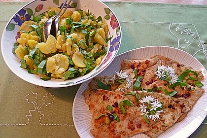 Maischolle auf Kartoffel - Bärlauch - Salat 2