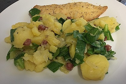 Maischolle auf Kartoffel - Bärlauch - Salat 3